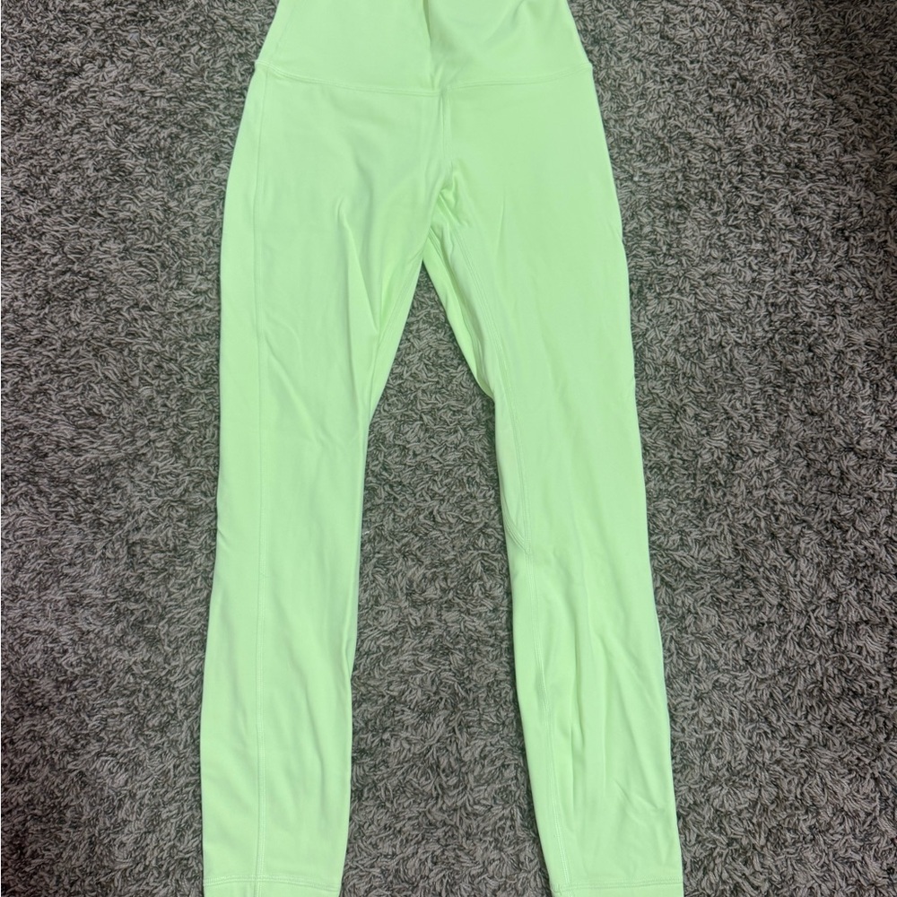 lululemon athletica Light Green Leggings